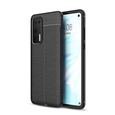 Huawei P40 Kılıf Zore Niss Silikon Kapak Siyah
