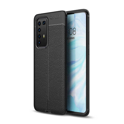 Huawei P40 Pro Kılıf Zore Niss Silikon Kapak Siyah