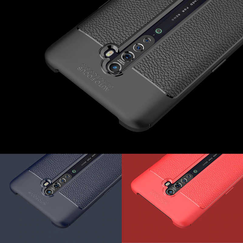 Oppo Reno 2Z Kılıf Zore Niss Silikon Kapak Kırmızı