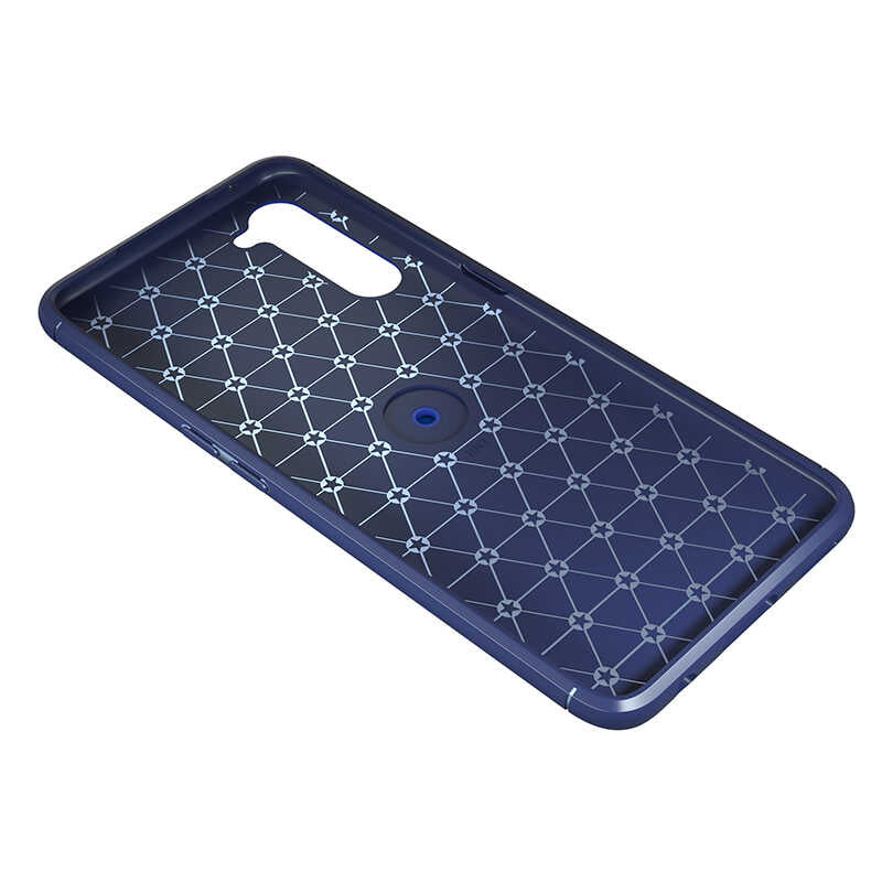 Oppo Reno 3 Kılıf Zore Ravel Silikon Kapak Siyah