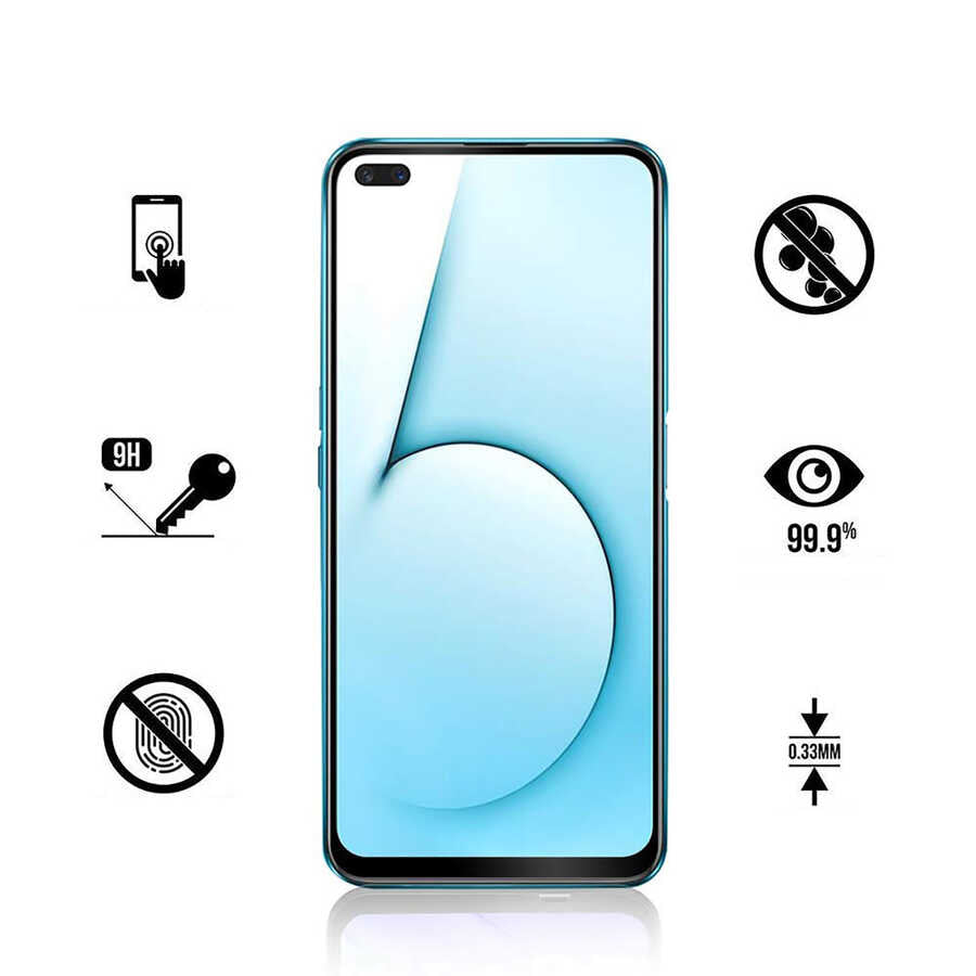 Oppo Reno 3 Pro 5G Davin Seramik Ekran Koruyucu Siyah