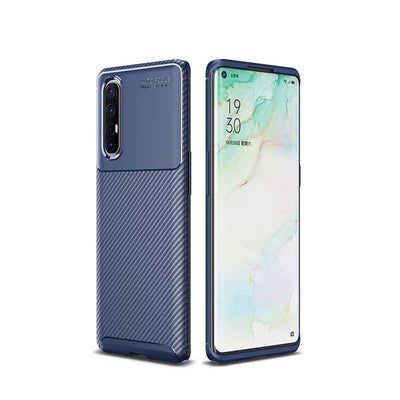 Oppo Reno 3 Pro 5G Kılıf Zore Negro Silikon Kapak Lacivert
