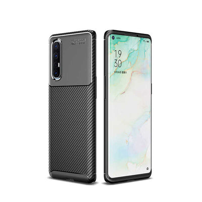 Oppo Reno 3 Pro 5G Kılıf Zore Negro Silikon Kapak Siyah