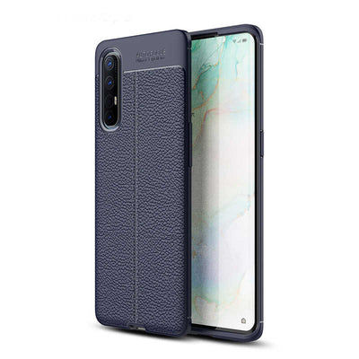 Oppo Reno 3 Pro 5G Kılıf Zore Niss Silikon Kapak Lacivert