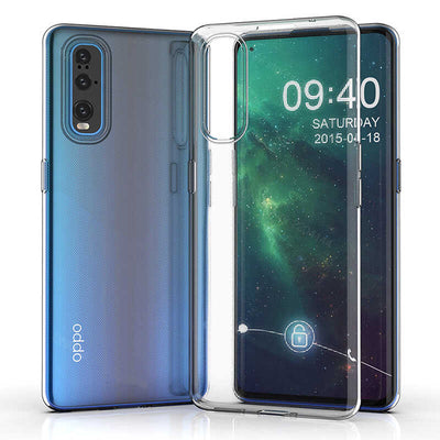 Oppo Reno 3 Pro 5G Kılıf Zore Süper Silikon Kapak Renksiz