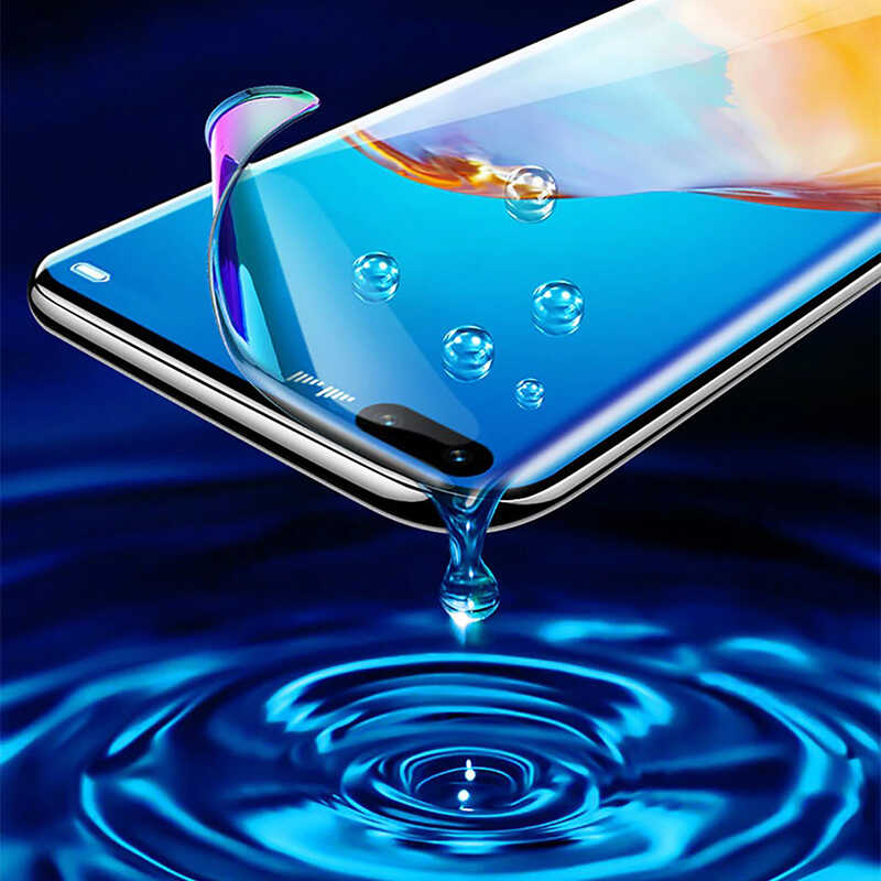 Oppo Reno 3 Pro 5G Zore Süper Pet Ekran Koruyucu Jelatin Siyah