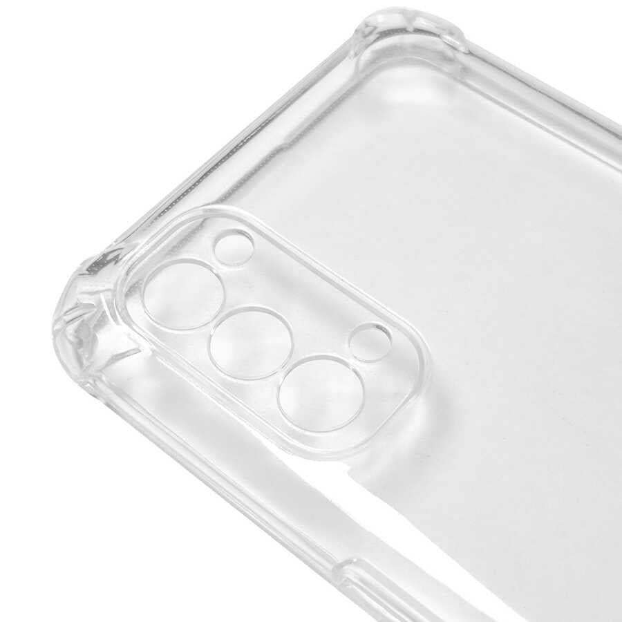 Oppo Reno 4 Kılıf Zore Kamera Korumalı Nitro Anti Shock Silikon Renksiz