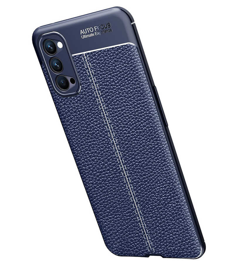 Oppo Reno 4 Kılıf Zore Niss Silikon Kapak Kırmızı