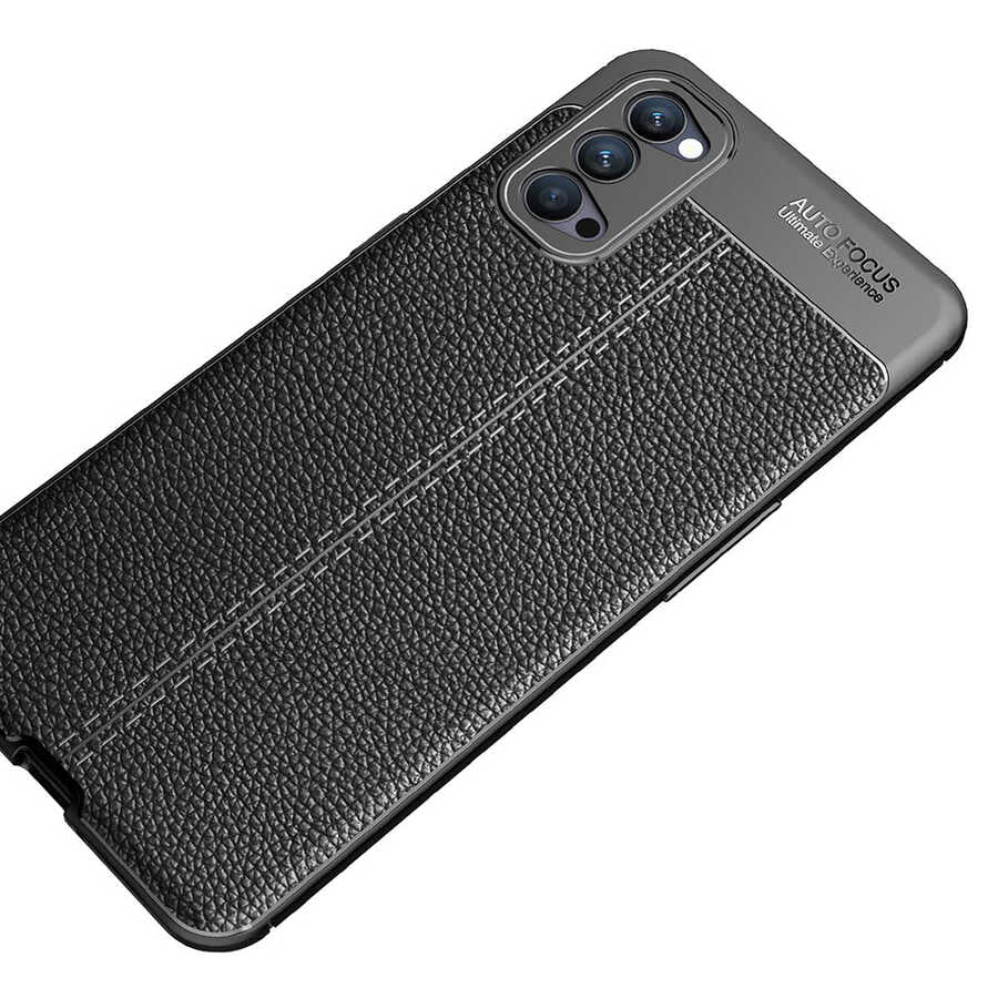 Oppo Reno 4 Kılıf Zore Niss Silikon Kapak Kırmızı