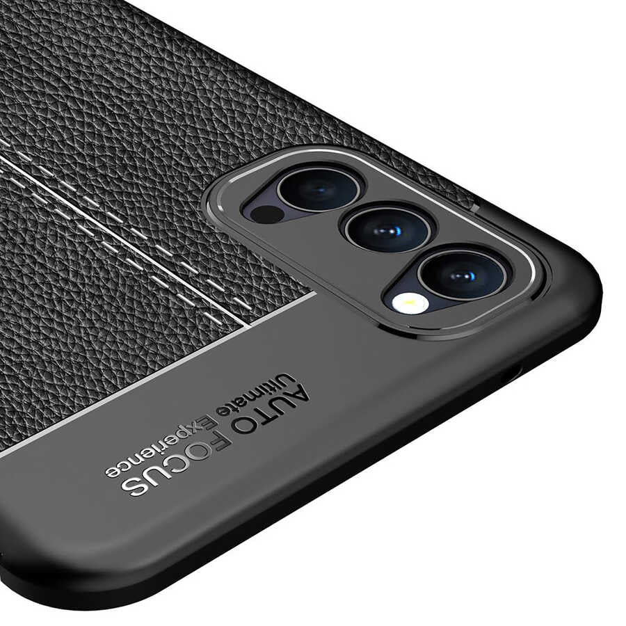 Oppo Reno 4 Kılıf Zore Niss Silikon Kapak Kırmızı