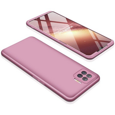 Oppo Reno 4 Lite Kılıf Zore Ays Kapak Rose Gold