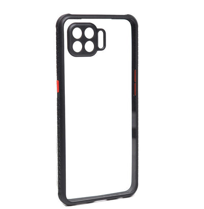 Oppo Reno 4 Lite Kılıf Zore Kaff Kapak Siyah
