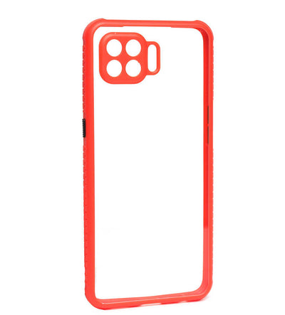 Oppo Reno 4 Lite Kılıf Zore Kaff Kapak Kırmızı