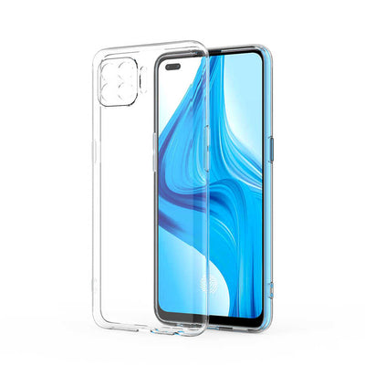 Oppo Reno 4 Lite Kılıf Zore Kamera Korumalı Süper Silikon Kapak Renksiz