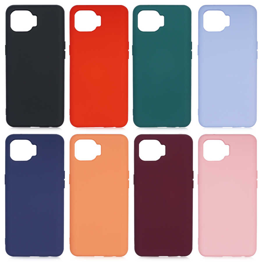 Oppo Reno 4 Lite Kılıf Zore Mara Lansman Kapak Turuncu