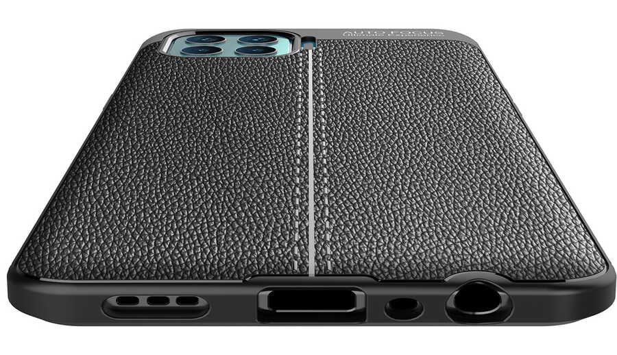 Oppo Reno 4 Lite Kılıf Zore Niss Silikon Kapak Kırmızı