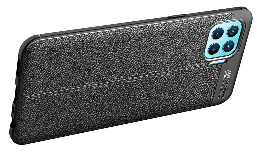 Oppo Reno 4 Lite Kılıf Zore Niss Silikon Kapak Lacivert