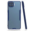 Oppo Reno 4 Lite Kılıf Zore Parfe Kapak Lacivert