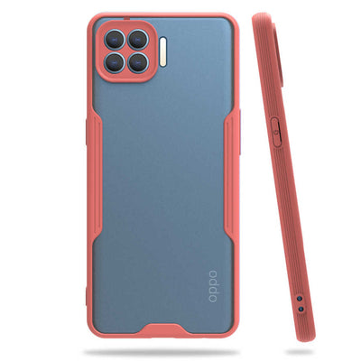 Oppo Reno 4 Lite Kılıf Zore Parfe Kapak Pembe