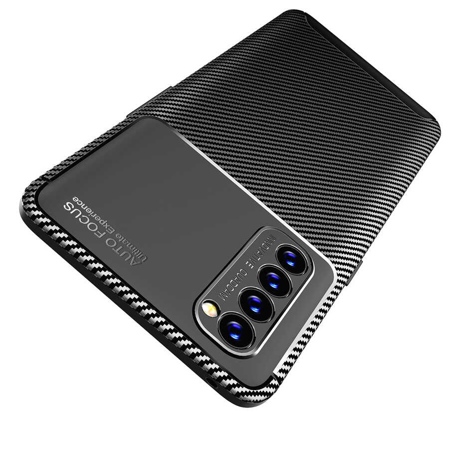 Oppo Reno 4 Pro 4G Kılıf Zore Negro Silikon Kapak Kahverengi