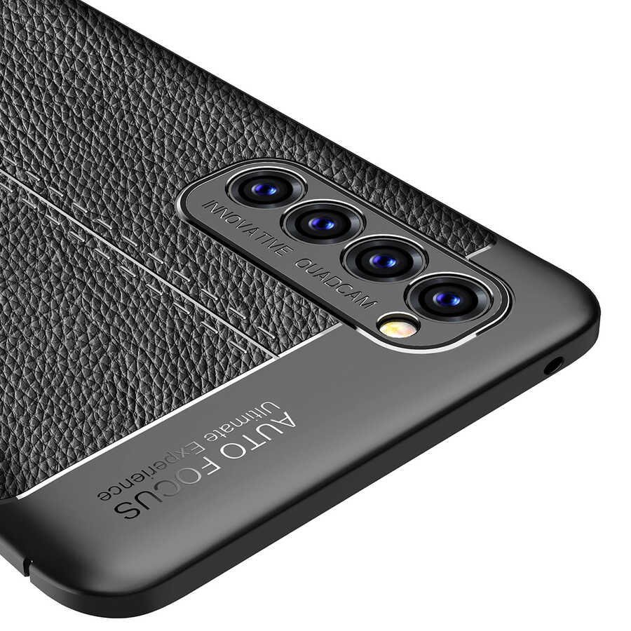 Oppo Reno 4 Pro 4G Kılıf Zore Niss Silikon Kapak Lacivert