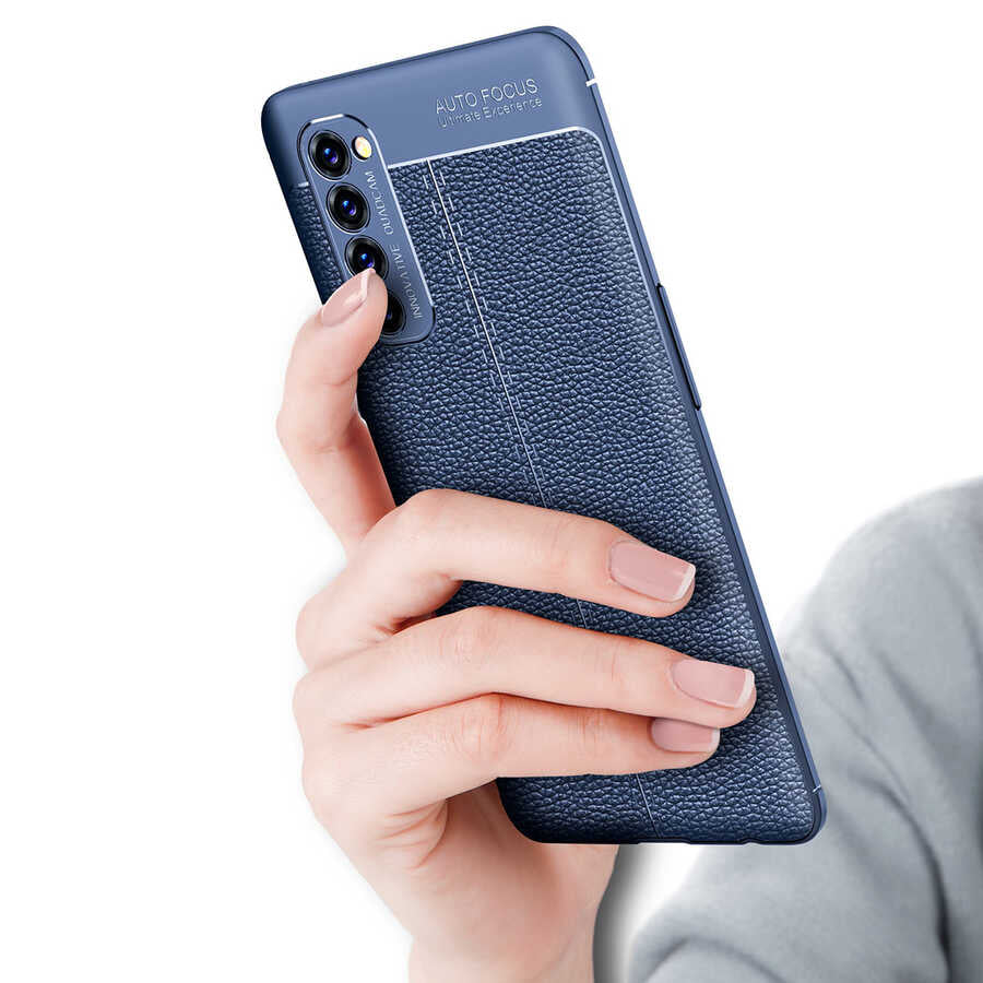 Oppo Reno 4 Pro 4G Kılıf Zore Niss Silikon Kapak Kırmızı