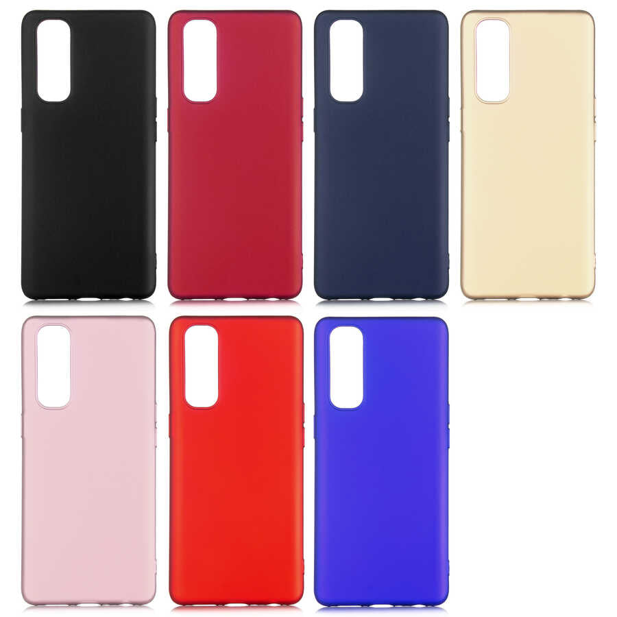 Oppo Reno 4 Pro 4G Kılıf Zore Premier Silikon Kapak Gold