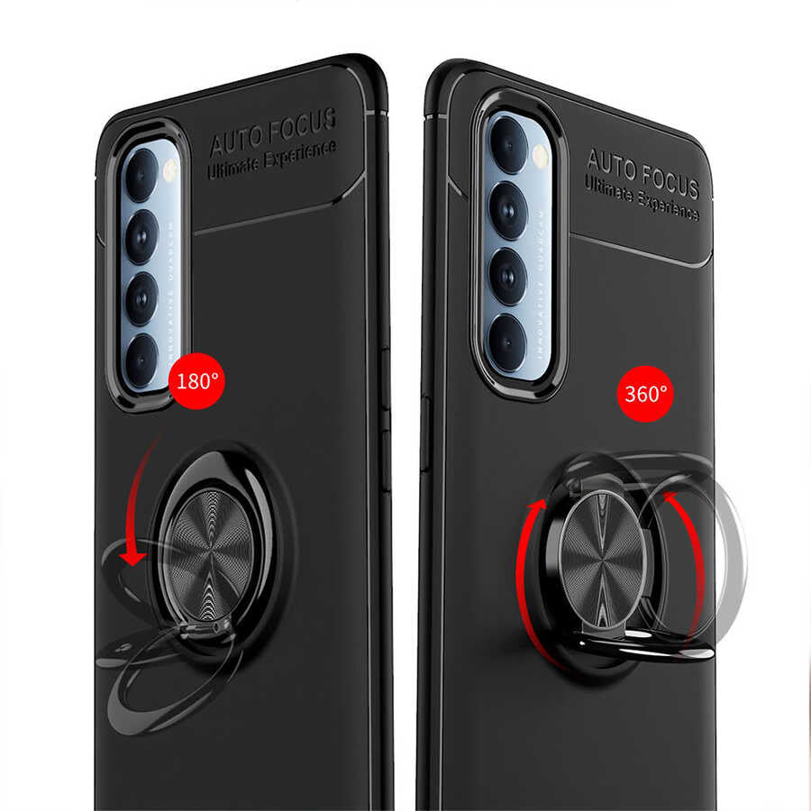 Oppo Reno 4 Pro 4G Kılıf Zore Ravel Silikon Kapak Mavi