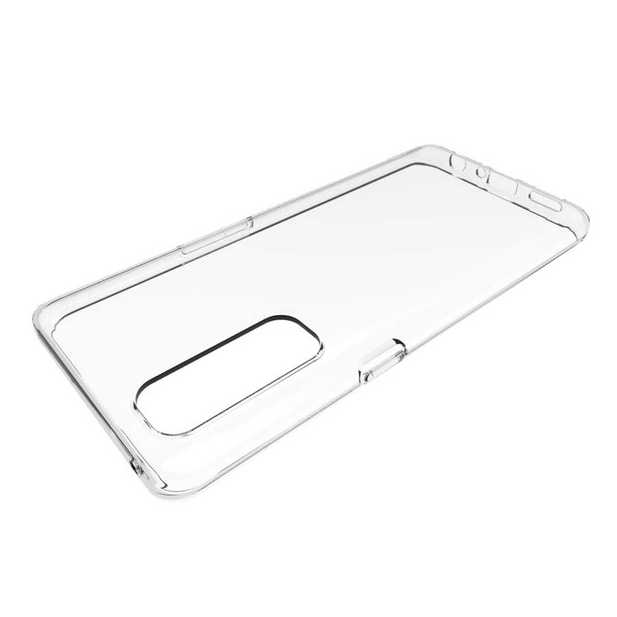 Oppo Reno 4 Pro 4G Kılıf Zore Süper Silikon Kapak Renksiz