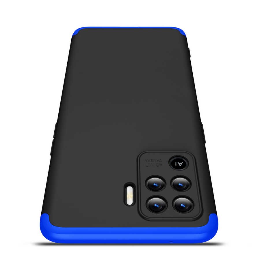 Oppo Reno 5 Lite Kılıf Zore Ays Kapak Mavi