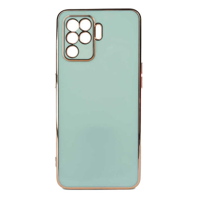 Oppo Reno 5 Lite Kılıf Zore Bark Kapak Açık Yeşil