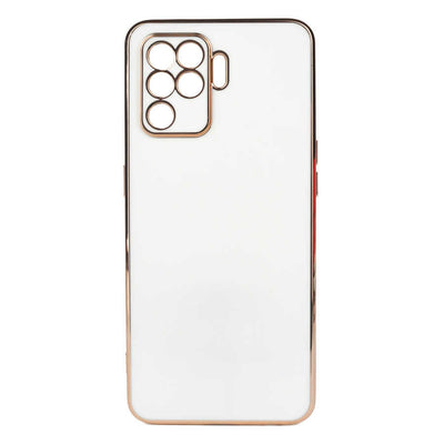 Oppo Reno 5 Lite Kılıf Zore Bark Kapak Beyaz