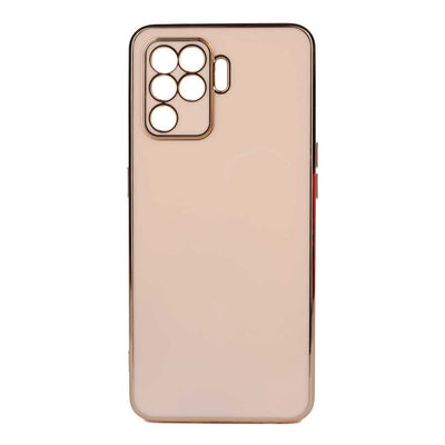 Oppo Reno 5 Lite Kılıf Zore Bark Kapak Rose Gold