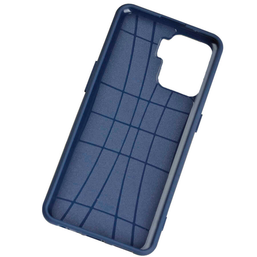 Oppo Reno 5 Lite Kılıf Zore Biye Silikon Siyah