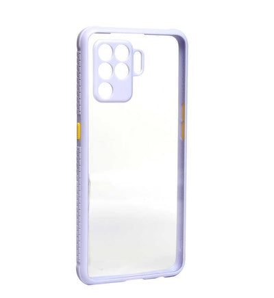 Oppo Reno 5 Lite Kılıf Zore Kaff Kapak Mor