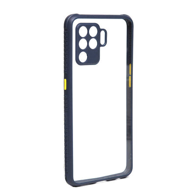 Oppo Reno 5 Lite Kılıf Zore Kaff Kapak Lacivert