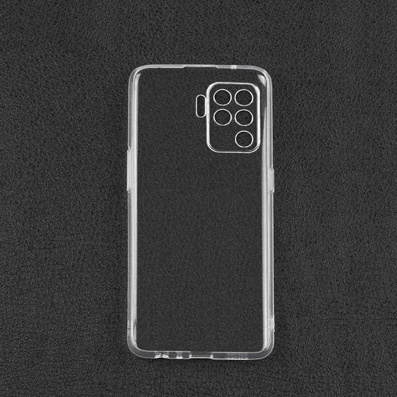 Oppo Reno 5 Lite Kılıf Zore Kamera Korumalı Süper Silikon Kapak Renksiz