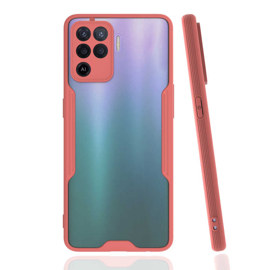 Oppo Reno 5 Lite Kılıf Zore Parfe Kapak Pembe
