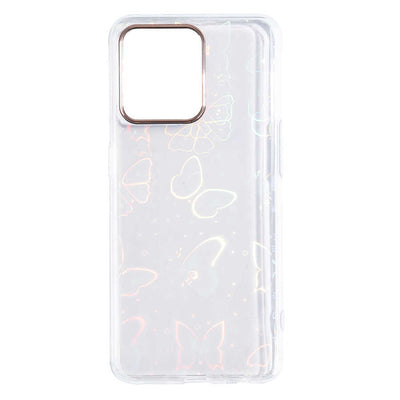 Oppo Reno 5 Lite Kılıf Zore Sidney Desenli Sert Kapak Heart No1