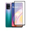 Oppo Reno 5 Lite Zore Kenarları Kırılmaya Dayanıklı Cam Ekran Koruyucu Siyah