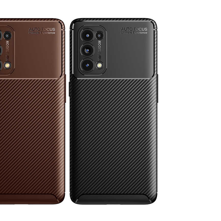 Oppo Reno 5 Pro 5G Kılıf Zore Negro Silikon Kapak Lacivert