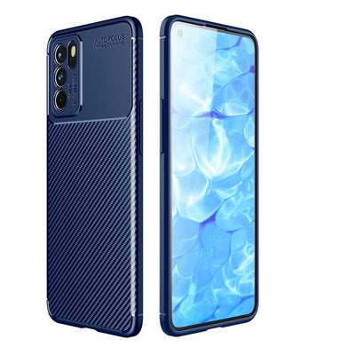 Oppo Reno 6 4G Kılıf Zore Negro Silikon Kapak Lacivert
