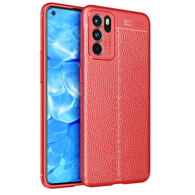 Oppo Reno 6 4G Kılıf Zore Niss Silikon Kapak Kırmızı