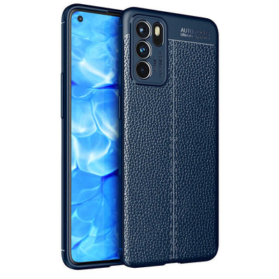 Oppo Reno 6 4G Kılıf Zore Niss Silikon Kapak Lacivert