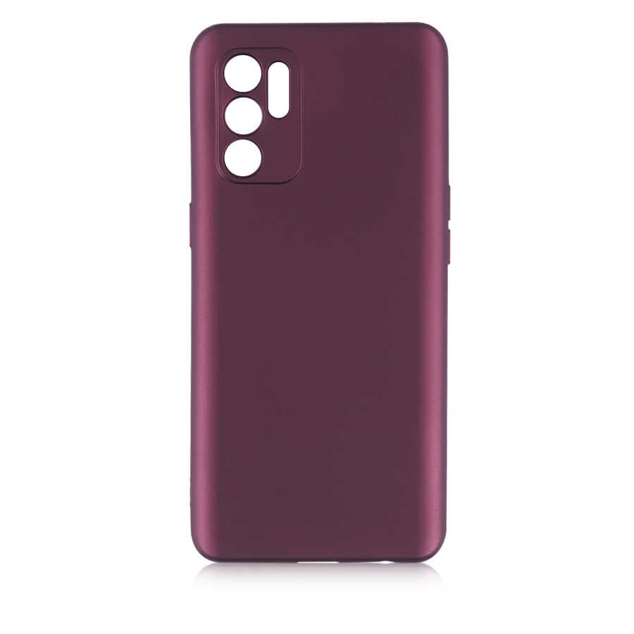Oppo Reno 6 4G Kılıf Zore Premier Silikon Kapak Kırmızı