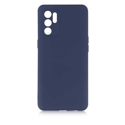 Oppo Reno 6 4G Kılıf Zore Premier Silikon Kapak Lacivert