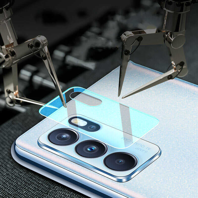 Oppo Reno 6 4G Zore Nano Kamera Koruyucu Renksiz