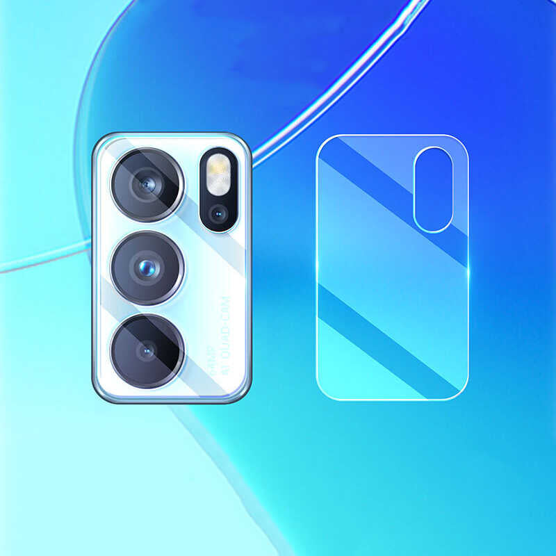 Oppo Reno 6 4G Zore Nano Kamera Koruyucu Renksiz