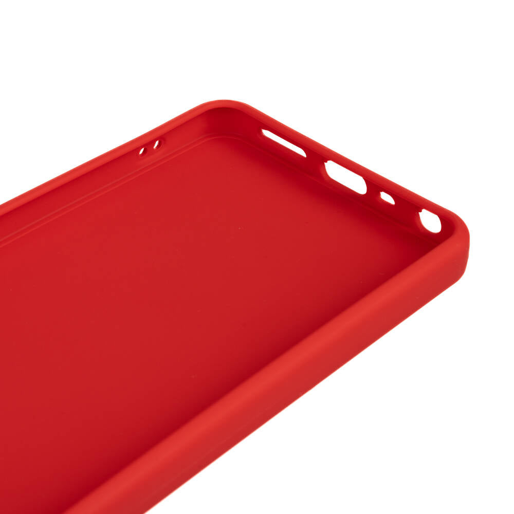 Oppo A38 Kılıf Zore Biye Silikon Kırmızı