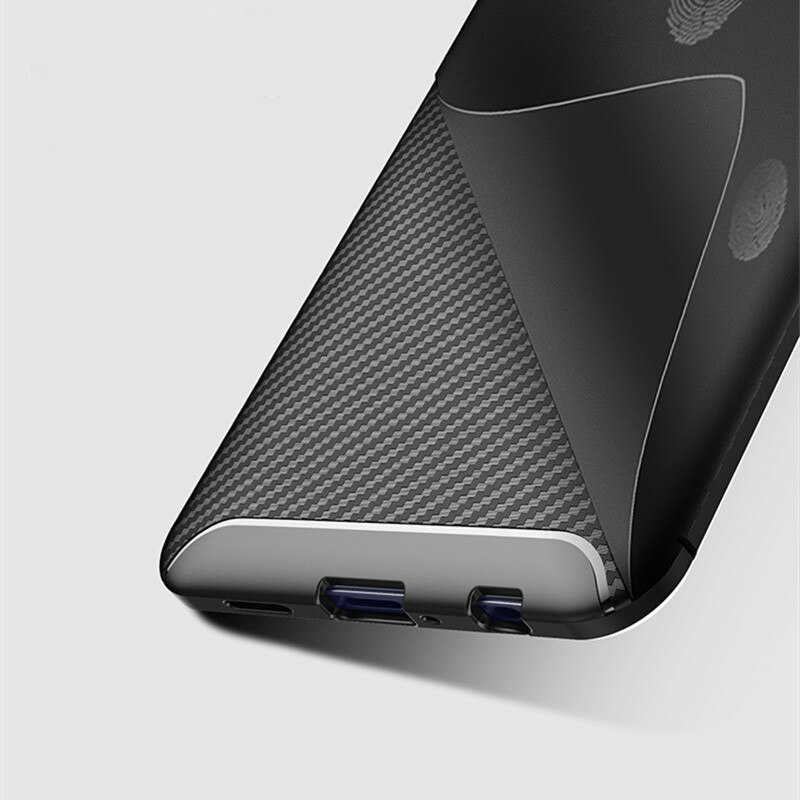 Oppo Reno Kılıf Zore Negro Silikon Kapak Siyah